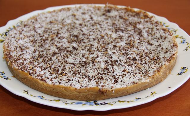 Tarta flan de café