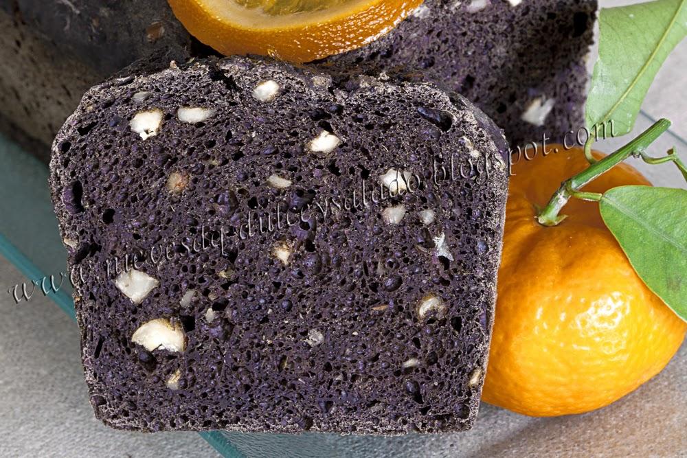 PAN DE ALGARROBA CON AVELLANAS Y CITRICOS CONFITADOS PAN DE ALGARROBA CON AVELLANAS Y CITRICOS CONFITADOS