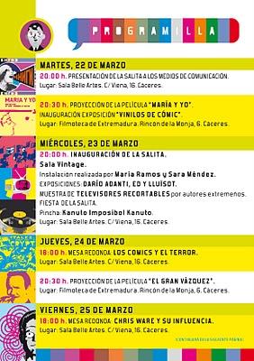 II Salita del Cómic Iberoamericano, programa