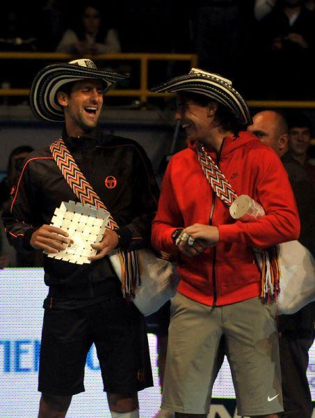 Nadal y Djokovic: Tenis, salsa y alegría en Bogotá Nadal y Djokovic: Tenis, salsa y alegría en Bogotá