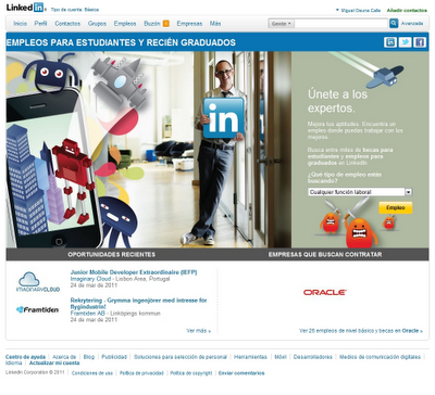 Linkedin - Becas y empleo para estudiantes o recién titulados Linkedin - Becas y empleo para estudiantes o recién titulados