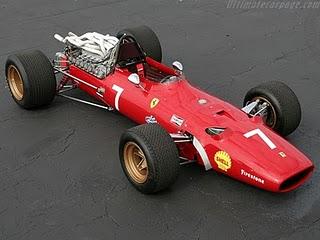Aires de Formula 1 ferrari 312 f1 año 1967