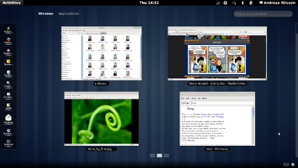 Gnome3 a punto de caramelo gnome3