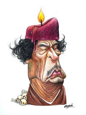 Gadafi se compara con Franco y la ONU se alía con los insurgentes.