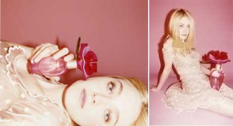 Dakota Fanning imagen de Oh La La, el perfume de Marc Jacobs. Primeras fotografías
