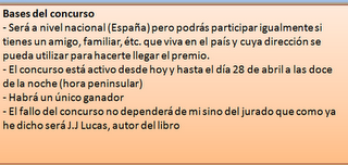 ¡Tercera parte del primer concurso del Blog! ¡Tercera parte del primer concurso del Blog!