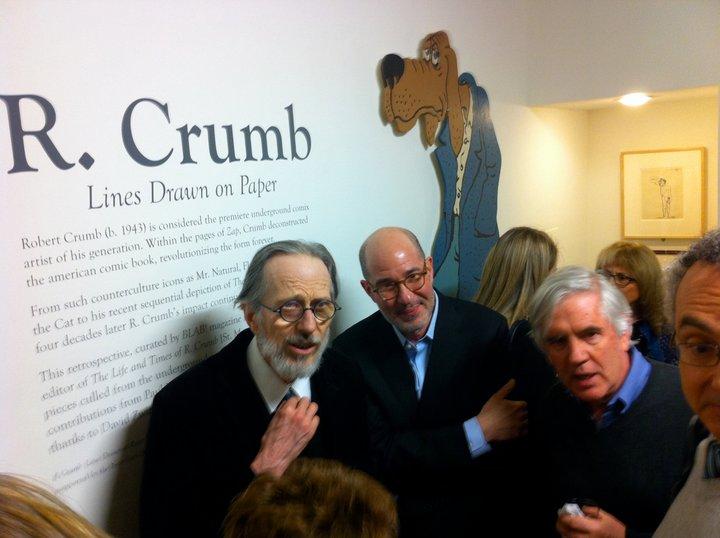 Fotos y vídeos de la inauguración de la expo de Robert Crumb