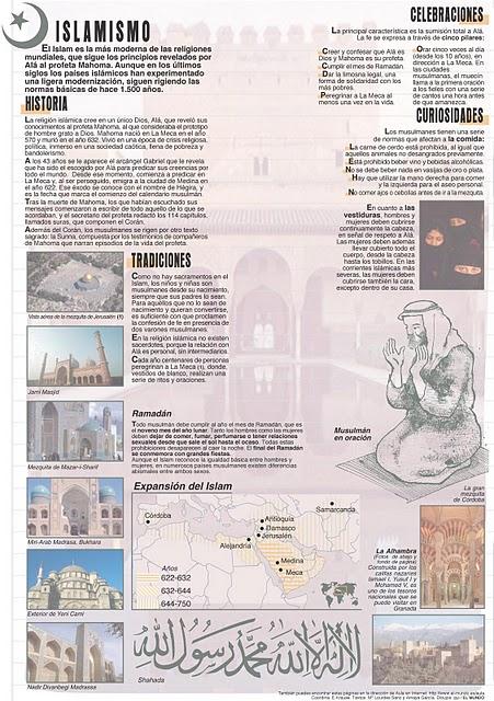 FICHAS PARA TRABAJAR LAS RELIGIONES DEL MUNDO FICHAS PARA TRABAJAR LAS RELIGIONES DEL MUNDO
