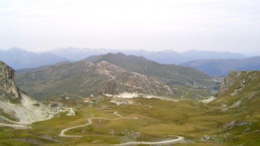 Esquiar en los Alpes