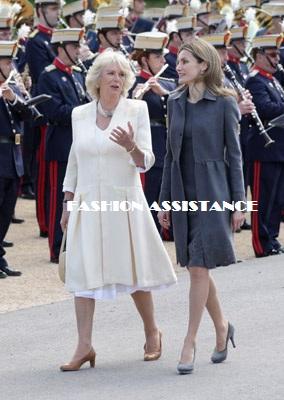 Los Príncipes reciben a Carlos de Inglaterra y Camila Parker. The Prince Of Wales And The Duchess Of Cornwall Are Formally Welcomed To The Kingdom Of Spain By The Prince And Princess Of Asturias