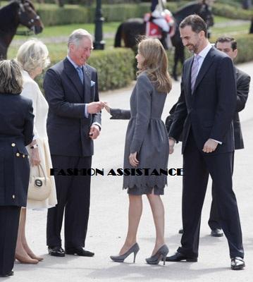 Los Príncipes reciben a Carlos de Inglaterra y Camila Parker. The Prince Of Wales And The Duchess Of Cornwall Are Formally Welcomed To The Kingdom Of Spain By The Prince And Princess Of Asturias