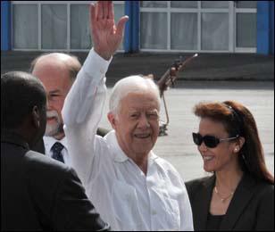 Carter pide fin del bloqueo en conferencia de prensa al concluir  visita a Cuba