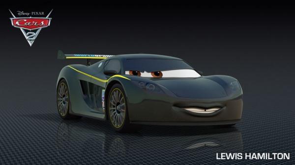 Lewis Hamilton Lewis Hamilton y David Hobbs tienen su propio coche en Cars 2