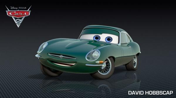 David Hobbscap Lewis Hamilton y David Hobbs tienen su propio coche en Cars 2