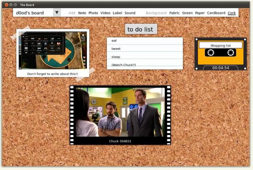 the-board-ubuntu-1 The Board – Tu espacio para colocar rápidamente tus cosas y apuntes diarios (Ubuntu)
