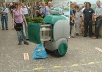 El Wall-E Italiano, robot y recolector de basura