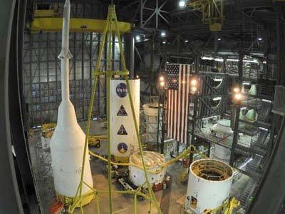 Nasa muestra como se construye la nave Ares I-X Nasa muestra como se construye la nave Ares I-X