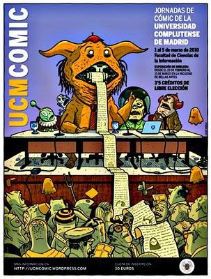 UCMCÓMIC, jornadas de cómic e la Universidad Complutense, 1 a 5 de marzo