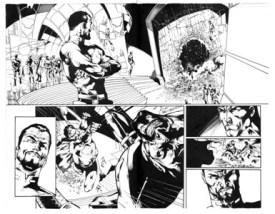 Primeras imágenes de War of the Supermen #0