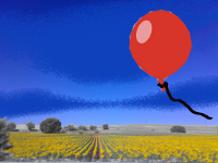 Un globo rojo Un globo rojo