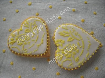 Galletas decoradas...bicolor