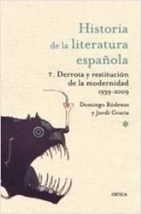 Historia de la literatura española.1939-2010