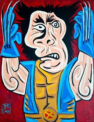 Mike Esparza: Súper héroes al estilo Picasso.