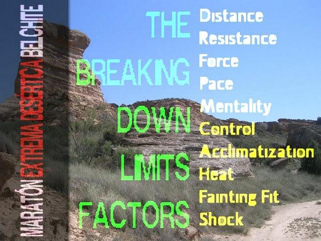 The Breaking Down Limits Factors - Maratón Extrema Desértica Belchite - 3 de Julio de 2011 The Breaking Down Limits Factors - Maratón Extrema Desértica Belchite - 3 de Julio de 2011
