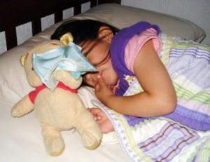 Pía dormida ¿Qué más cambió además del reloj?