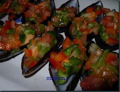 Mejillones a la vinagreta Mejillones a la vinagreta