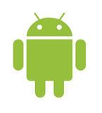 Android Guru en la MWC Android robot logo.