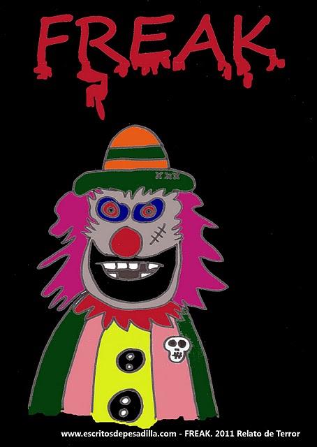 Ilustración Gráfica del relato FREAK (un fenómeno de circo). Ilustración Gráfica del relato FREAK (un fenómeno de circo).
