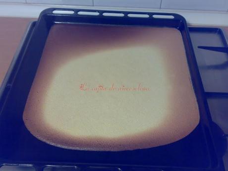 Brazo de gitano de chocolate con relleno de castañas Brazo de gitano de chocolate con relleno de castañas