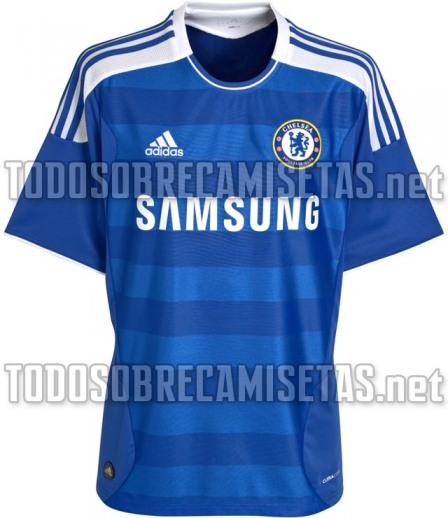 Nueva camiseta Adidas del Chelsea; Temporada 2011-2012