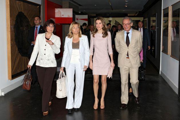 Doña Letizia en su visita a MANGO Doña Letizia en su visita a MANGO