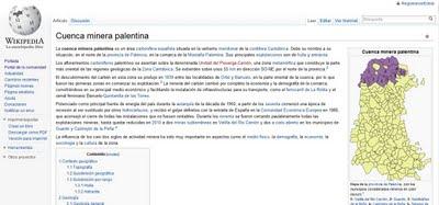 La minería palentina en Wikipedia La minería palentina en Wikipedia