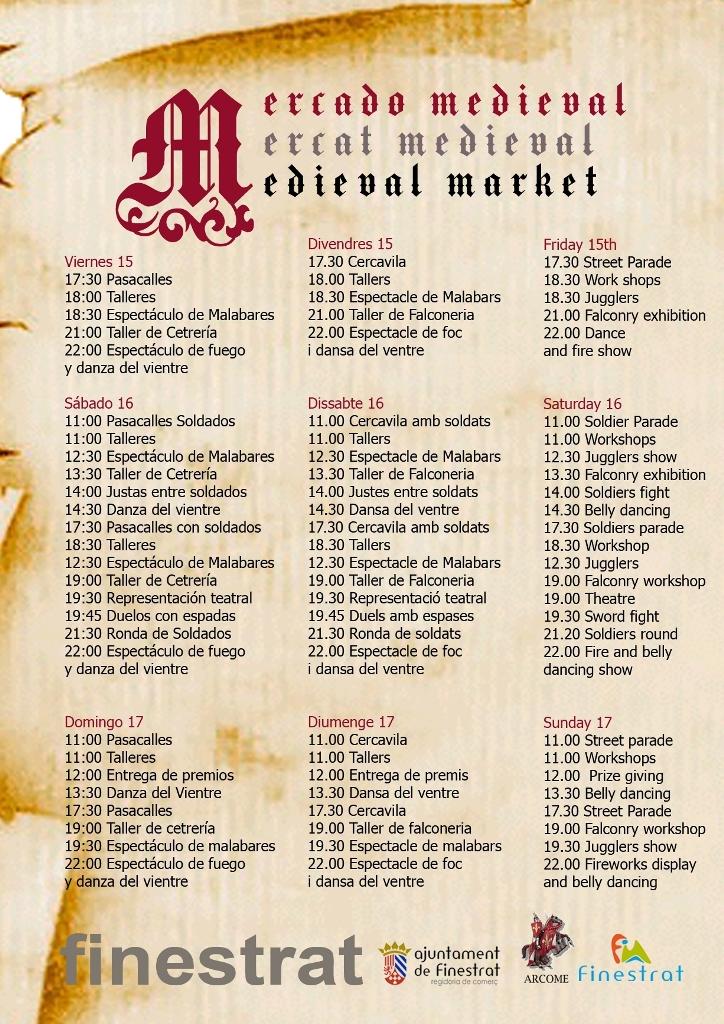 FERIA MEDIEVAL SANTA POLA feria medieval santa pola: