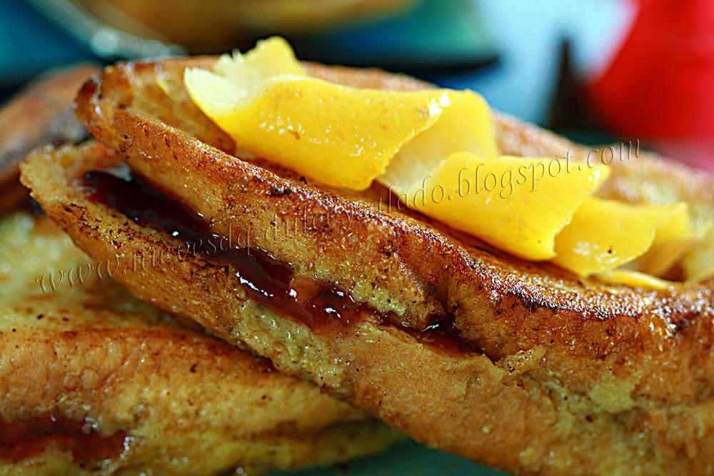 TORRIJAS RELLENAS DE MERMELADA