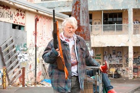 hobo ‘Hobo with a shotgun’-Podría haber sido divertido-