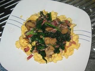 Espinacas con bacon en salsa de miel y jerez Espinacas con bacon en salsa de miel y jerez