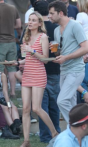 COACHELLA FESTIVAL 2011 Diane Kruger and Joshua Jackson