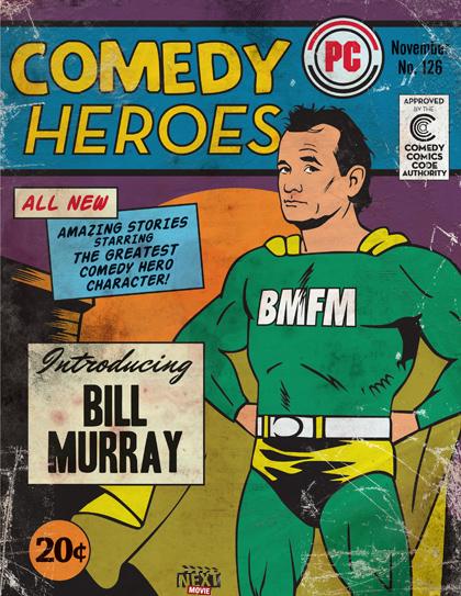 5 famosos cómicos como superhéroes de comic