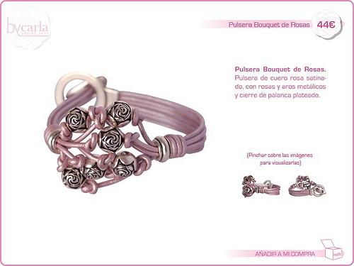 Ventana Pulsera Buquet de rosas