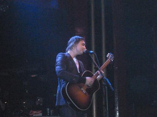 Peter Doherty en Barcelona (Sala Apolo, 18 de abril del 2011)