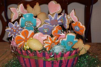 Flores para la primavera (receta de galletas de mantequilla decoradas con premio)