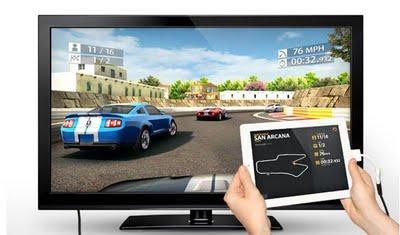 'Real Racing 2 HD', usa tu iPad 2 como volante mientras ves la carretera en un televisor