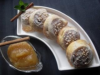 CARACOLAS DE COMPOTA DE MANZANA CARACOLAS DE COMPOTA DE MANZANA