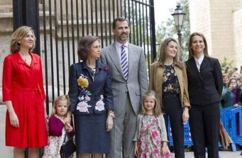 La Familia Real en la Misa de Pascua en Palma. Analizamos su look