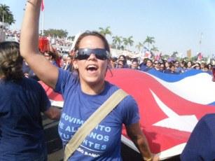 Desfile popular en La Habana, Cuba por los 50 años de Playa Girón Desfile popular en La Habana, Cuba