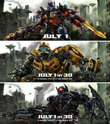 Remesa de carteles de 'Transformers: Dark of the Moon'